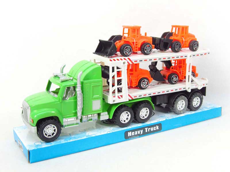 Friction Truck Tow Construction Truck(3C) toys