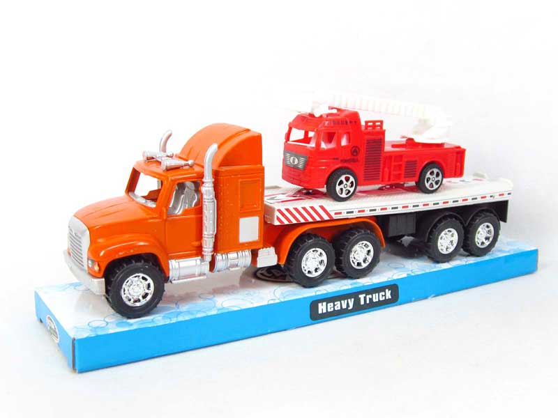 Friction Truck Tow Fire Engine(3C) toys