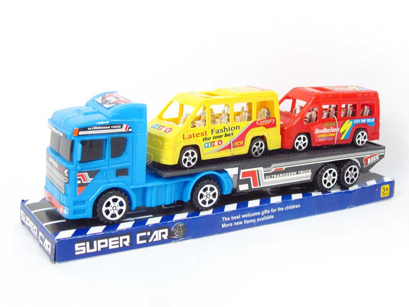 Friction Truck Tow Business Car toys