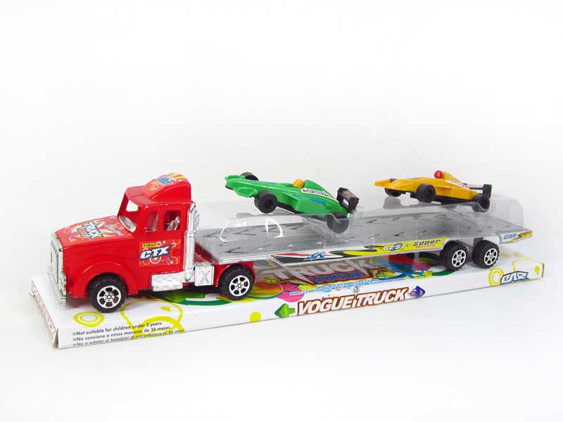 Friction Tow Truck & Free Wheel Equation Car(2C) toys