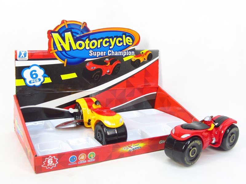 Friction Motorcycle W/L_M(6in1) toys