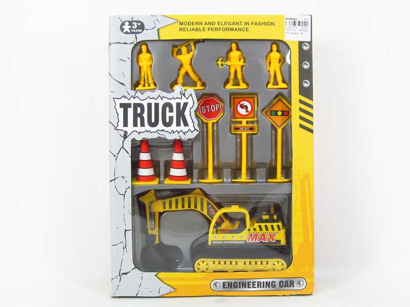 Friction Construction Car Set(2C) toys