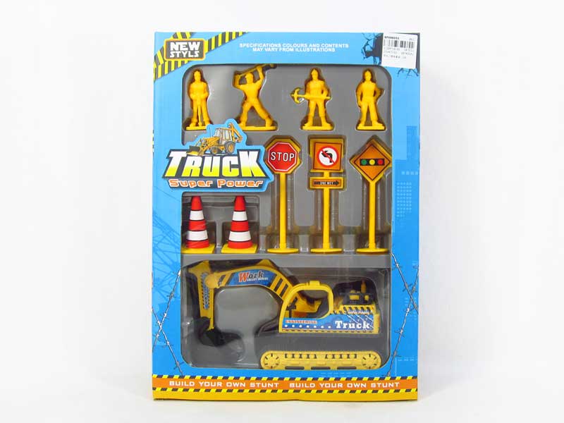 Friction Construction Car Set(2C) toys