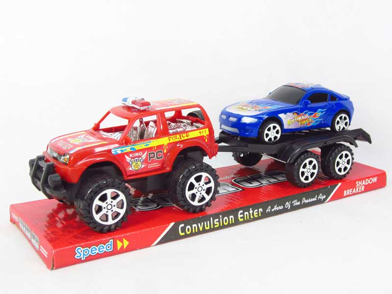 Friction Police Tow Truck toys
