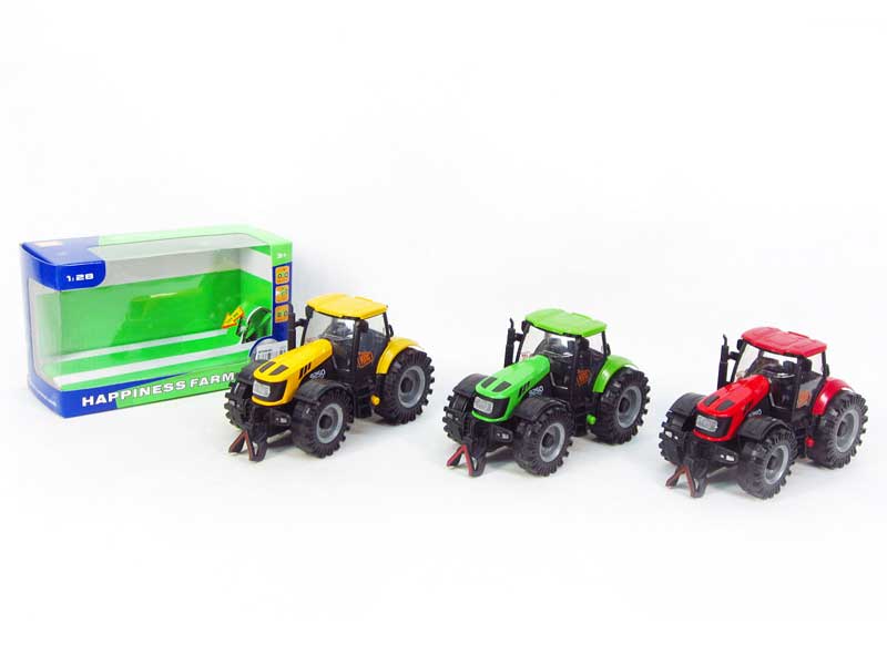 1:28 Die Cast Farmer Truck Friction W/L_S(3C) toys