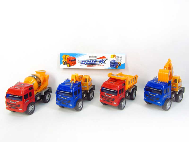 Friction Construction Truck(4S) toys