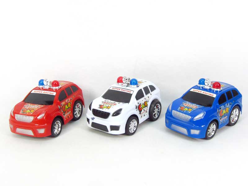 Friction Police Car(3c) toys