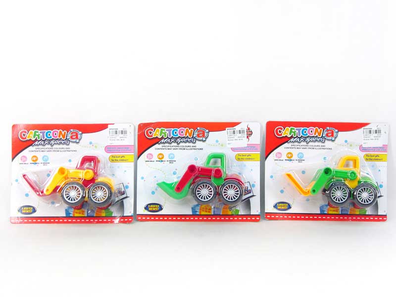Friction Construction Truck(2S3C) toys
