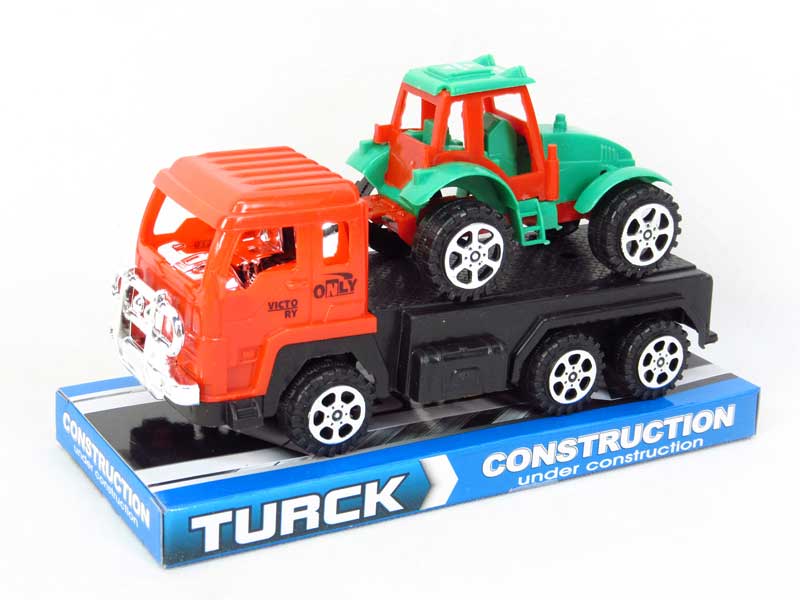 Friction Truck Tow Farmer Truck(3C) toys