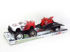 Friction Racing Car Tow Truck(2S2C)