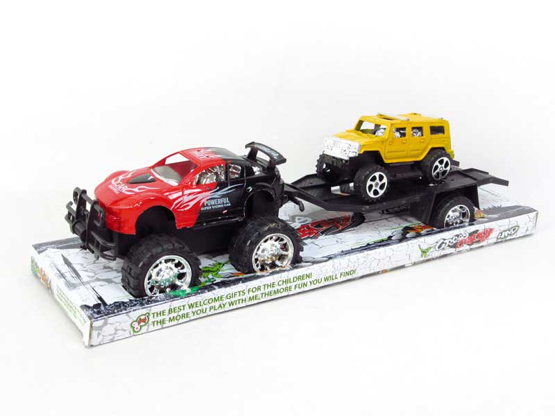 Friction Racing Car Tow Truck(2S2C) toys
