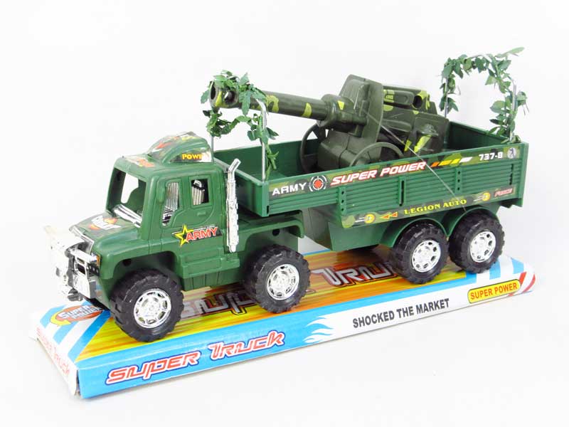 Friction Truck Tow Free Wheel Cannon toys