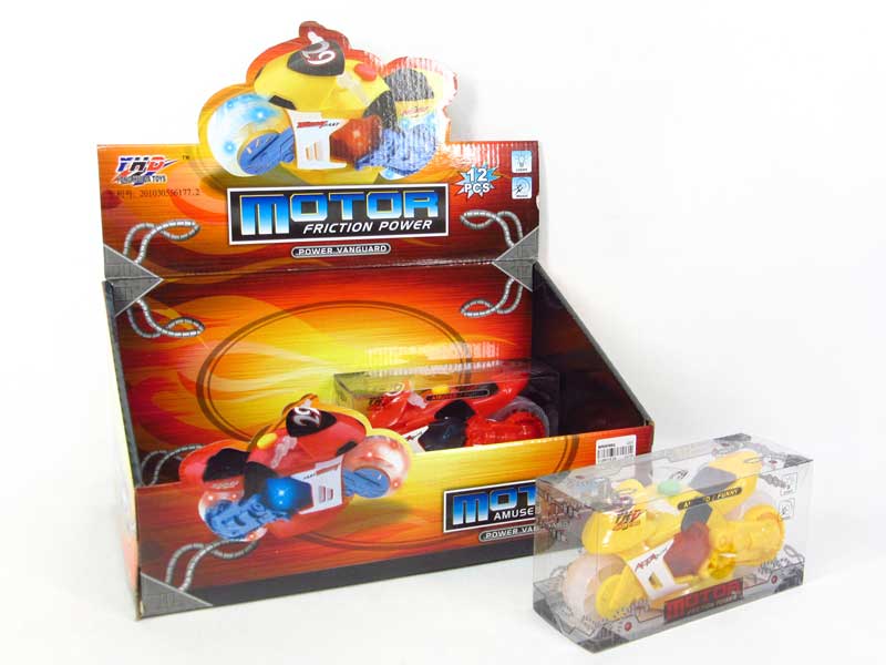 Friction Motorcycle W/L_M(12in1) toys