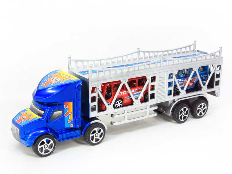 Friction Double Deck Trailer(2C) toys