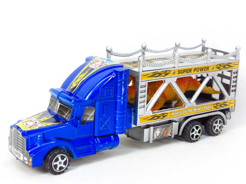 Friction Double Deck Trailer(2C) toys