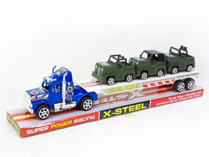 Friction Truck Tow Jeep toys