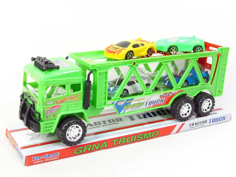 Friction Double Deck Trailer(2C) toys