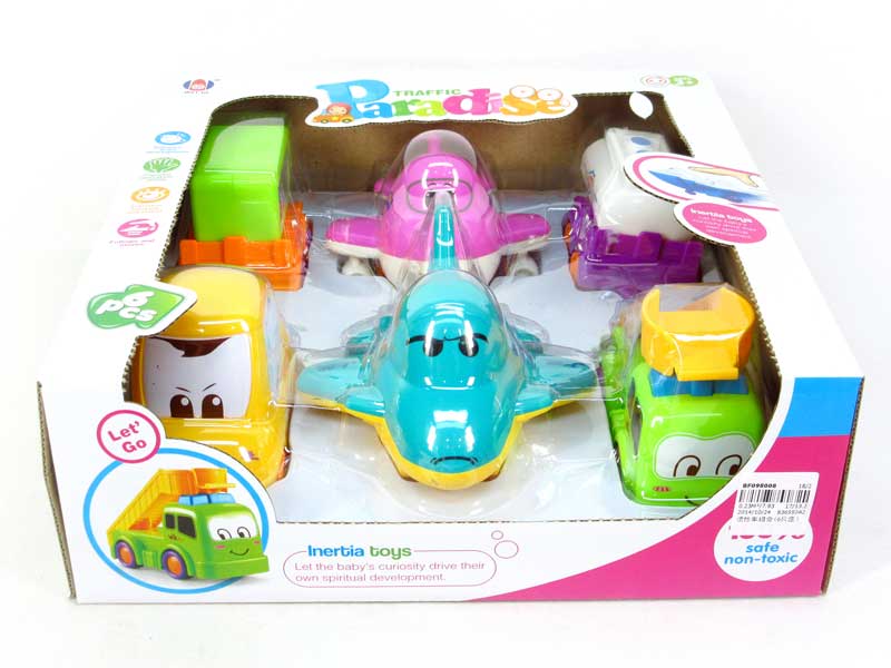 Friction Car Set(6in1) toys