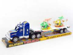 Friction Truck Tow Wind-up Plane(3C)