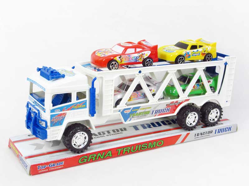 Friction Double Deck Trailer toys