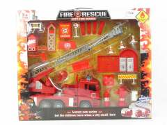 Friction Fire Engine Set