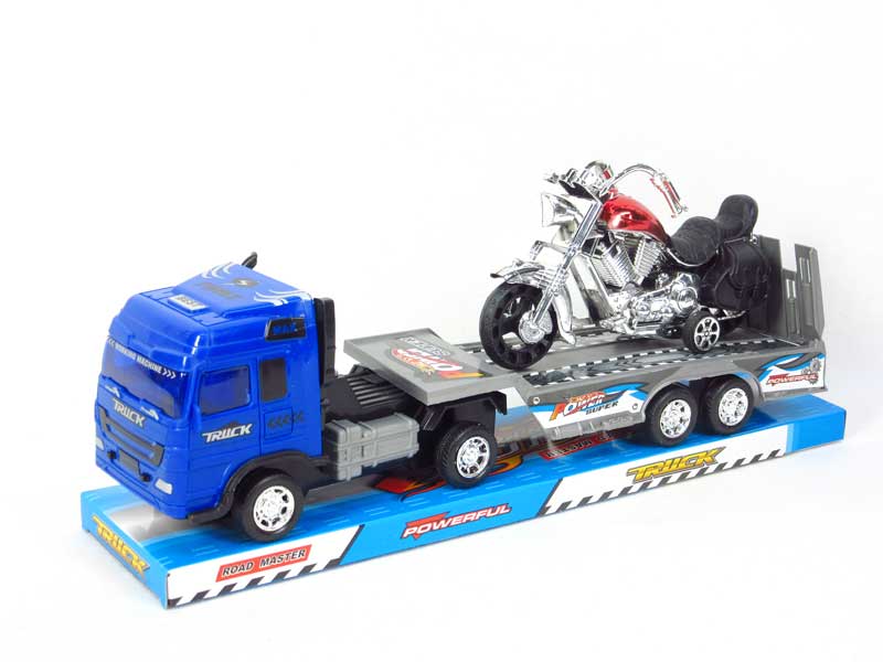 Friction Truck Tow Free Wheel Motorcycle toys