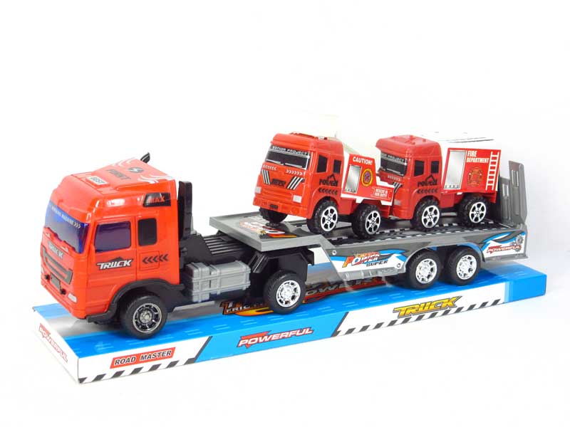 Friction Truck Tow Free Wheel Fire Engine toys