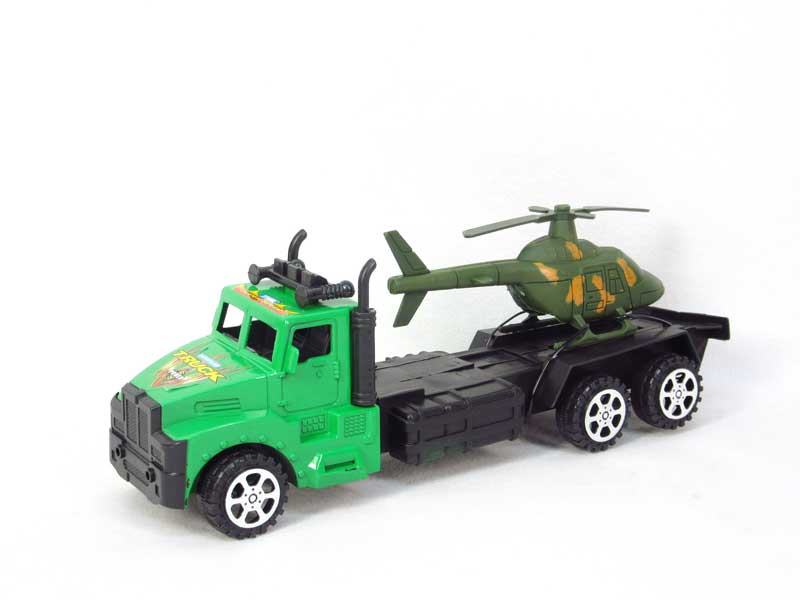 Friction Truck Tow Helicopter(2C) toys