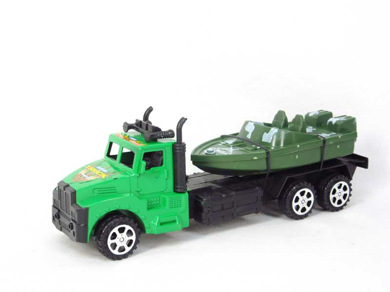 Friction Truck Tow Boat(2C) toys