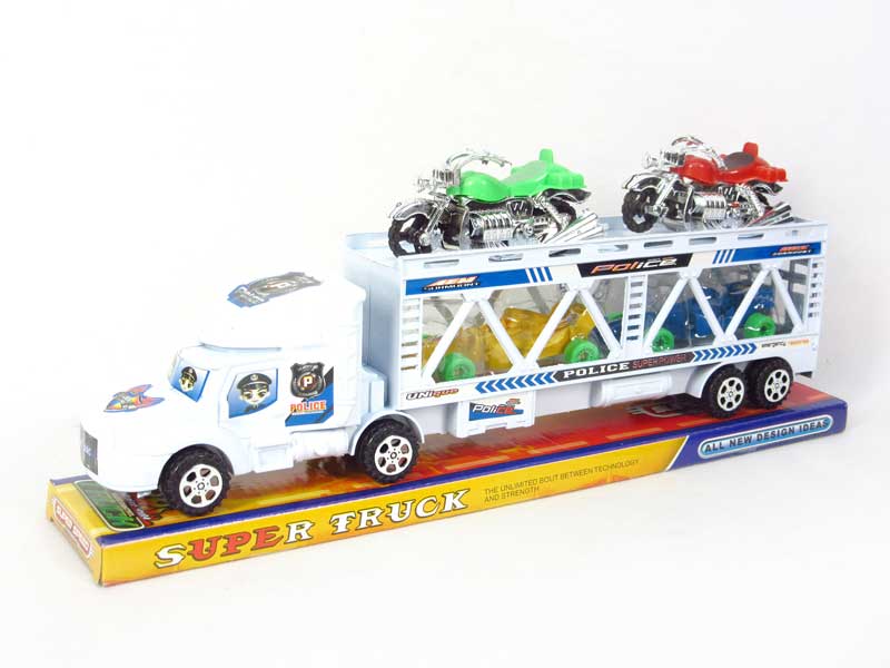 Friction Double Deck Trailer toys