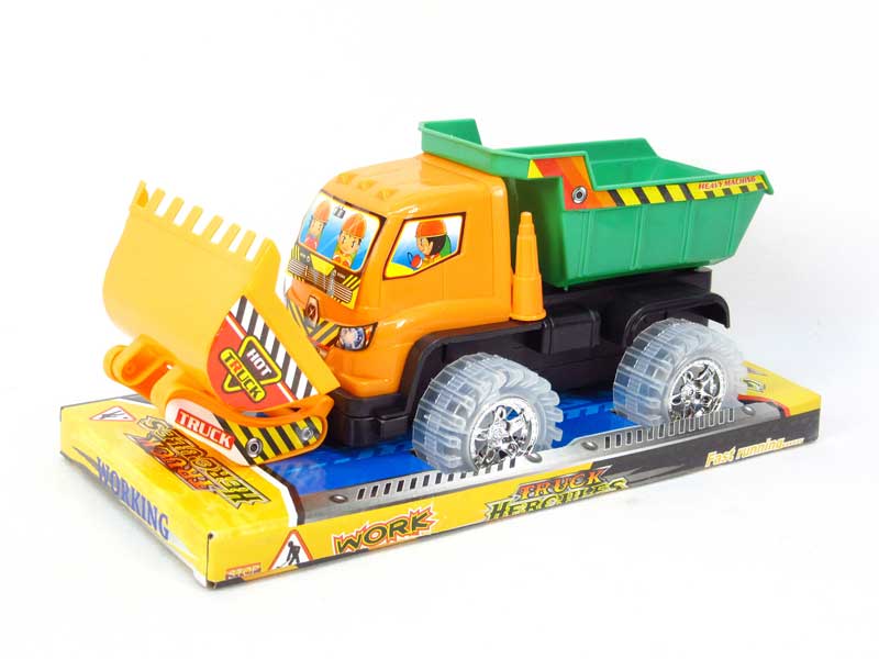 Friction Construction Truck W/L_M toys