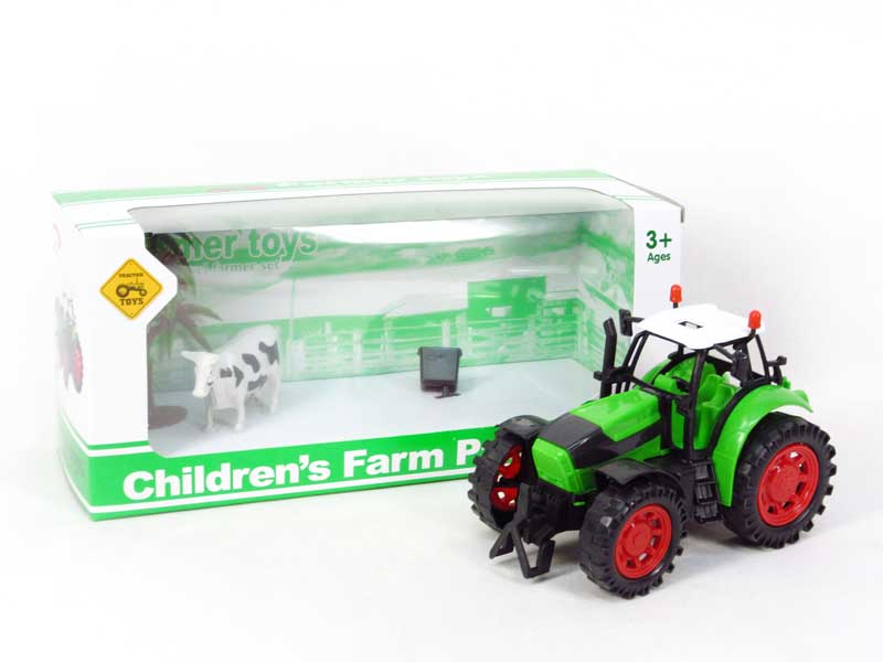 Friction Farmer Tractor Set(2S) toys