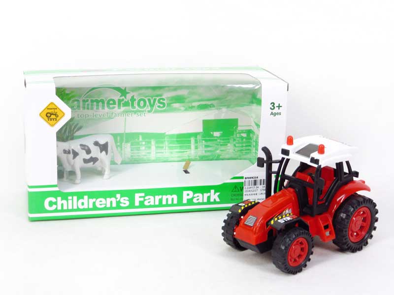 Friction Farmer Tractor Set(2S2C) toys