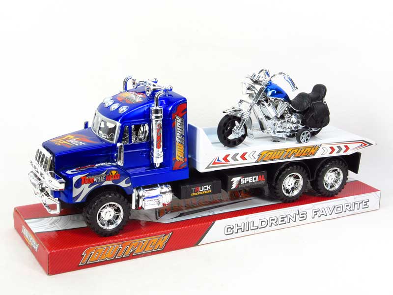 Friction Truck Tow Free Wheel Motorcycle toys