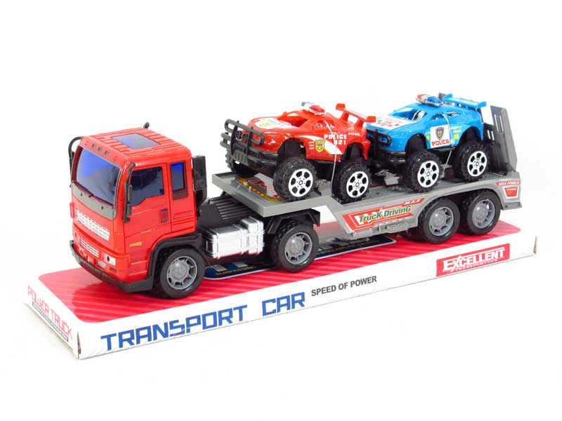 Friction Tow Truck & Free Wheel Police Car toys