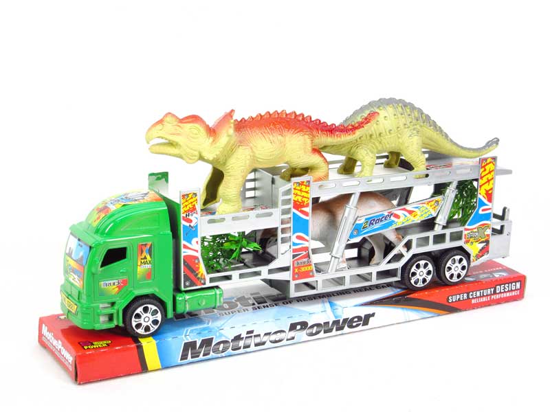 Friction Double Deck Trailer toys