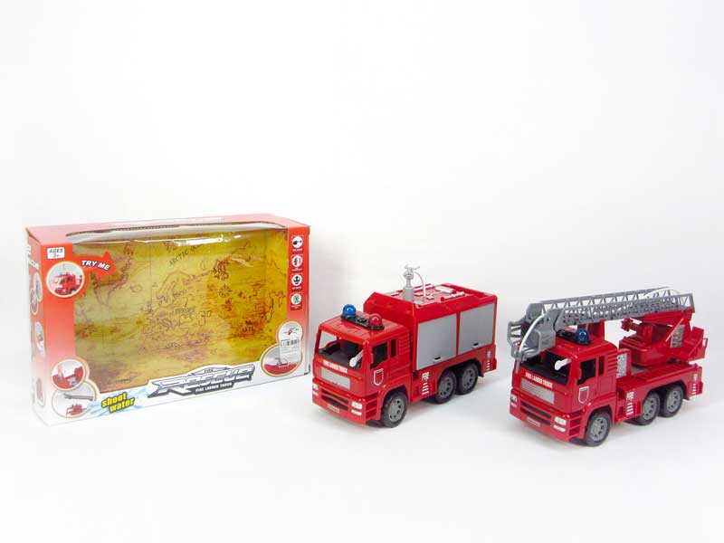Friction Fire Engine W/L_M(2S) toys