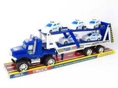 Friction Truck Tow Free Wheel Police Car