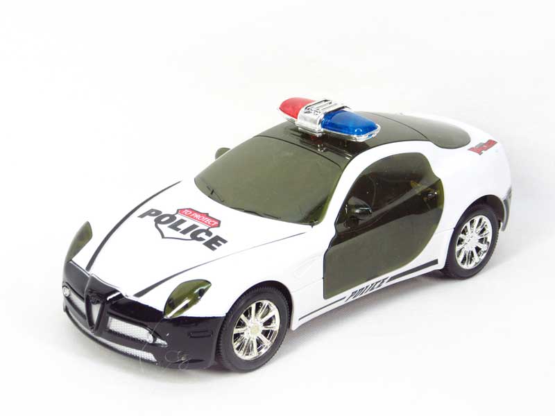 Friction Police Car W/L_M toys