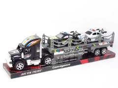 Friction Tow Truck & Free Wheel Police Car(2C)