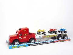 Friction Truck Tow Motorcycle(2C)