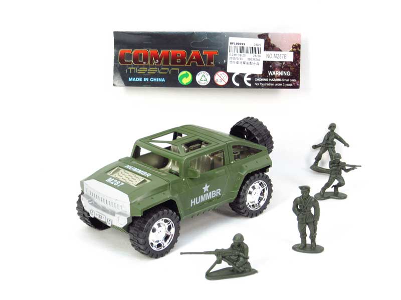 Friction Car & Soldier toys