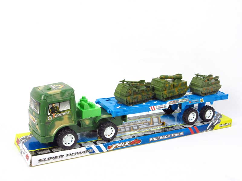Friction Truck Tow Cannon toys