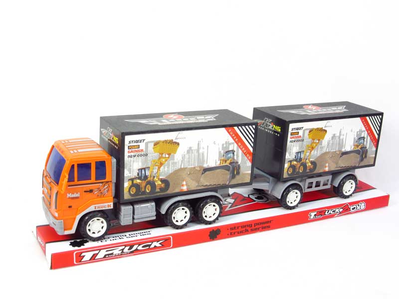 Frition Truck Tow Container Truck(3C) toys