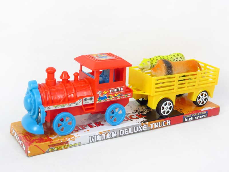 Friction Train Tow Animal toys