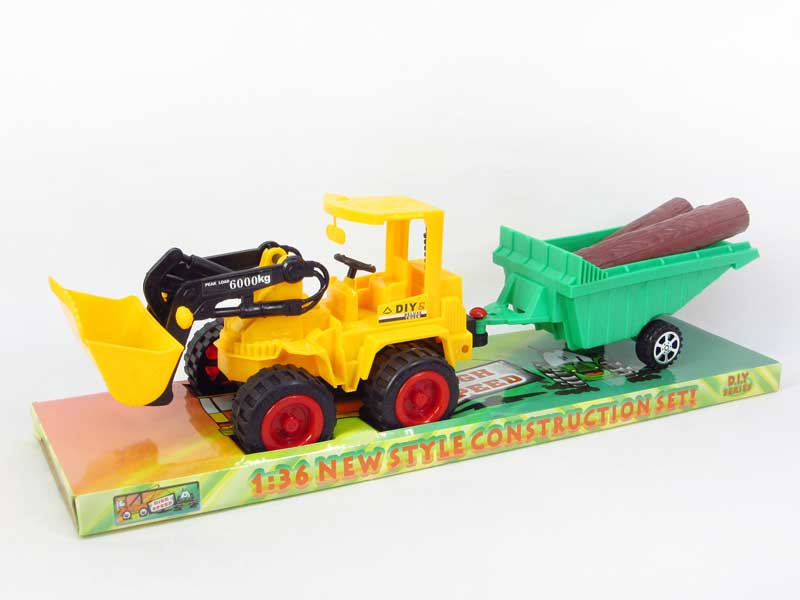 1:36 Friction Construction Truck(2S) toys