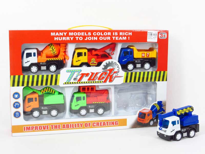 Friction Construction Car(6in1) toys