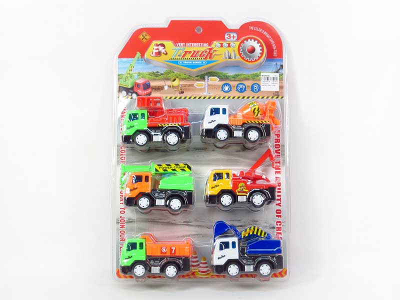 Friction Construction Car(6in1) toys