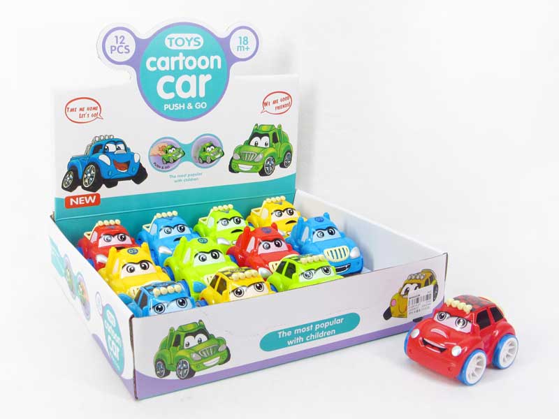 Friction Cartoonn Car(12in1) toys