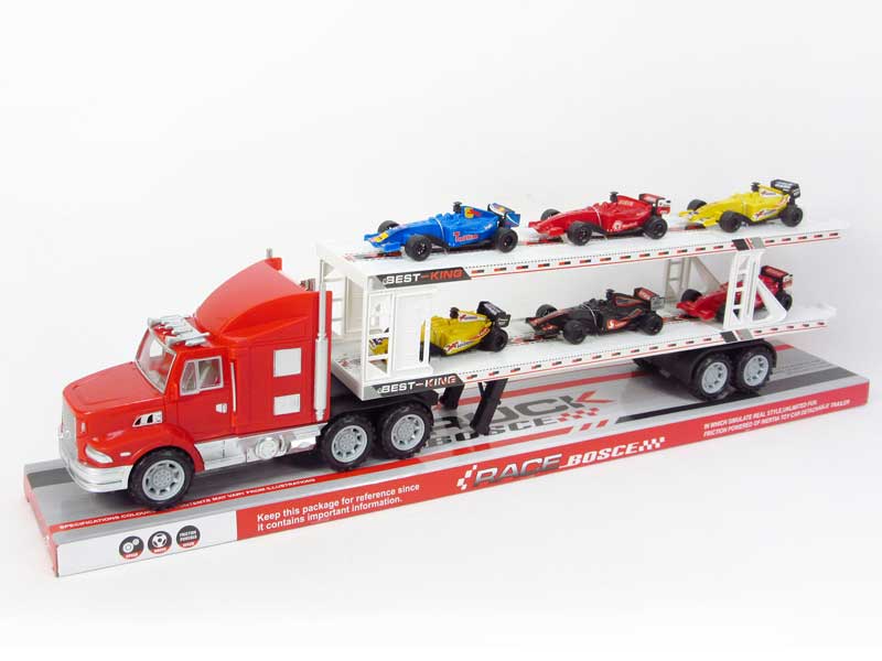 Friction Truck Tow Equuation Car(3C) toys